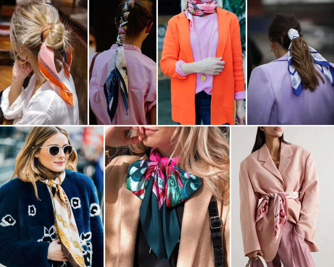 Trend : flottar dresshugmyndir með slæðu